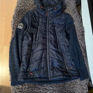 Superdry Navy and Black Storm Jacket